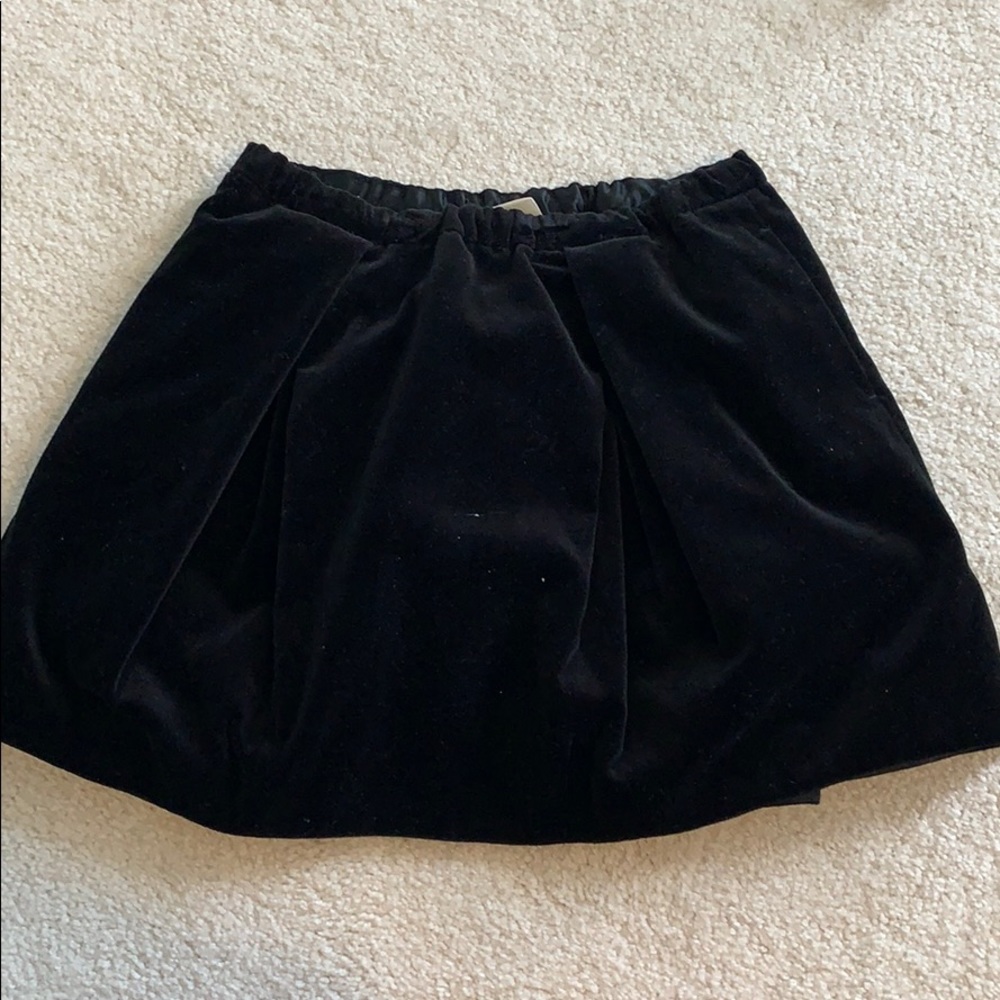 Velvet skirt
